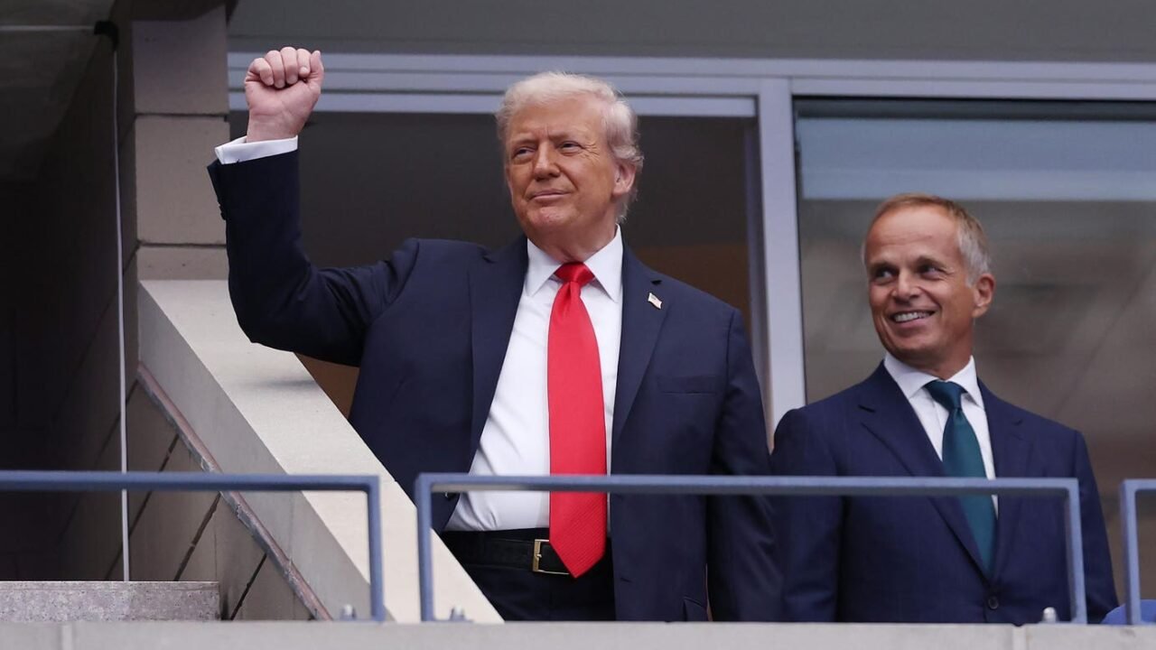 Trump Attends U.S. Open For Men’s Final Between Carlos Alcaraz and Jannik Sinner