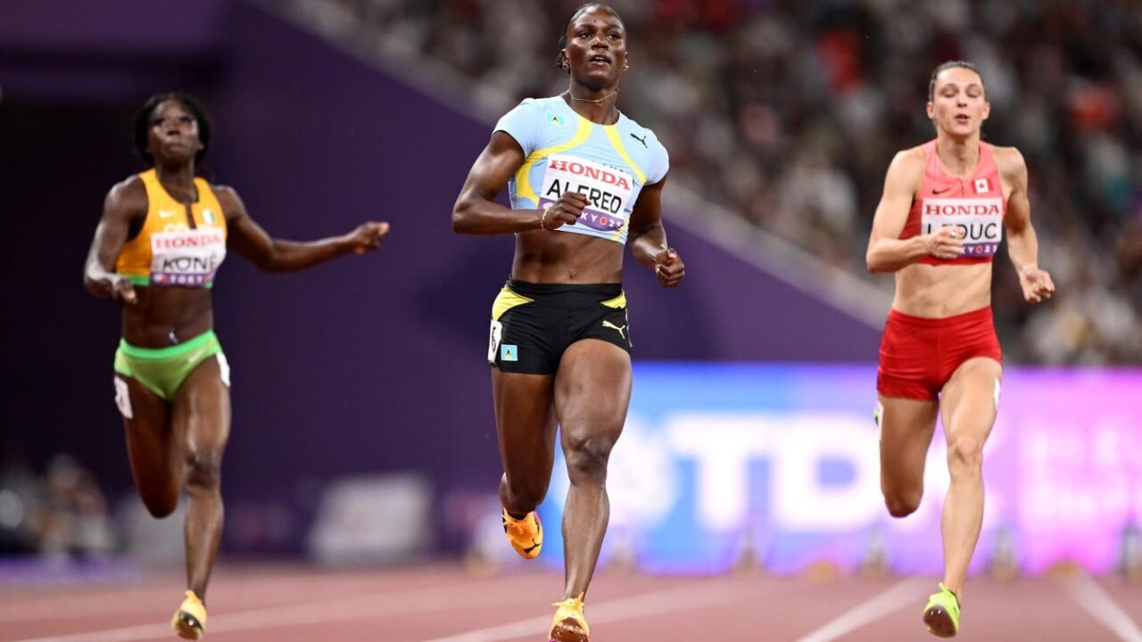 Julien Alfred And Melissa Jefferson-Wooden Win 100-Meter Heats With Top Times