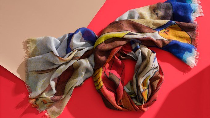 Cesare Attolini’s Art Scarf Elevates a Range of Menswear Looks