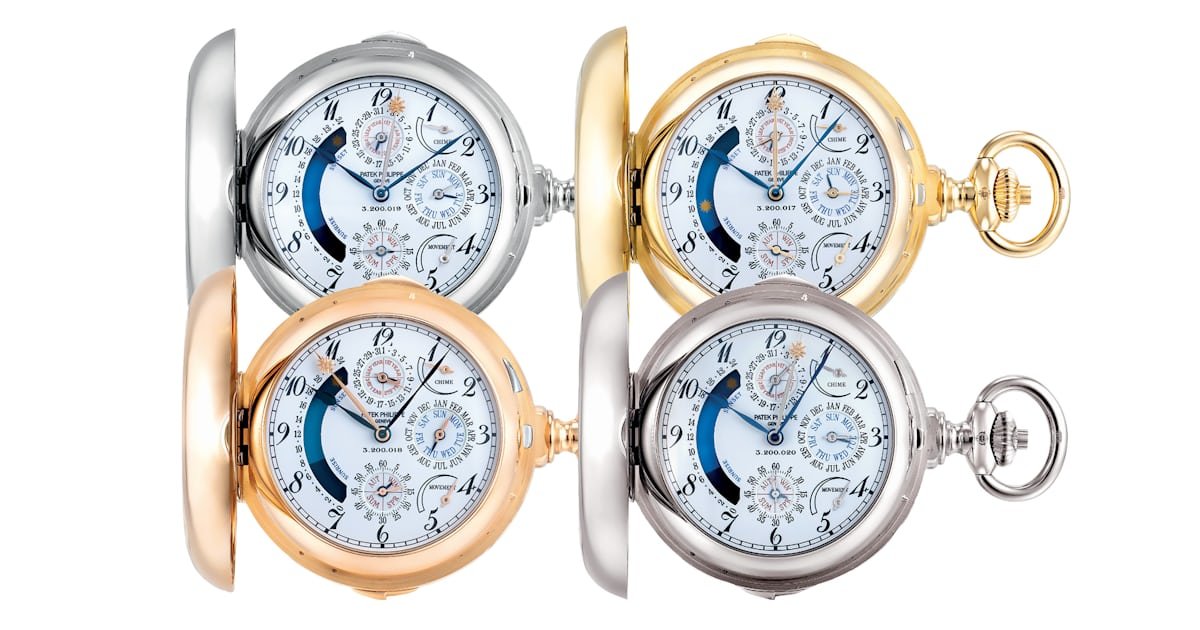 Auctions: Sotheby’s to Sell a Complete Set of Patek Philippe Star Caliber 2000 Pocket Watches for the First Time, With The Second-Highest Estimate Ever In Watches