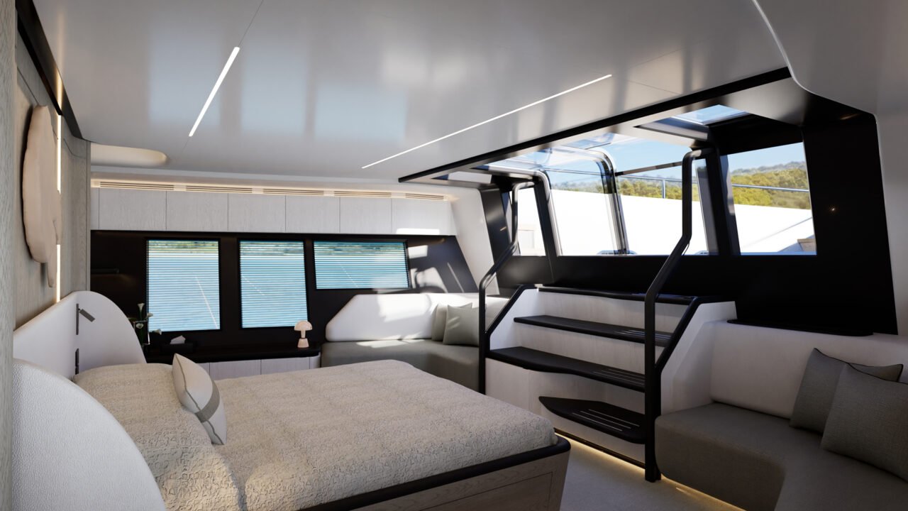 Pearl 100 Hybrid Yacht Offers Big Design & Lower Emission Benefits