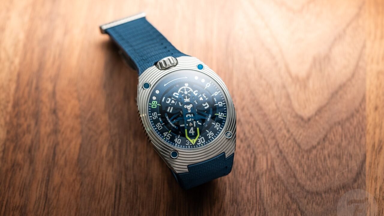 The Urwerk UR-150 Blue Scorpion