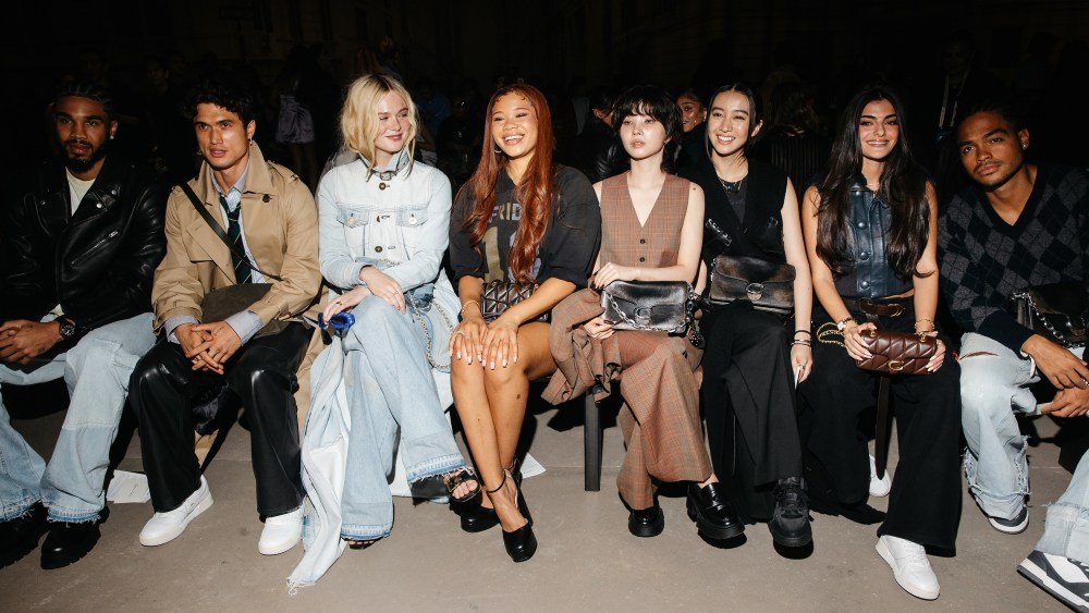 Celebrities at the Coach Spring 2026 Fashion Show: Elle Fanning & More