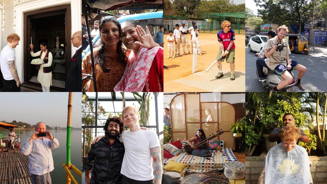 Ed Sheeran Recorded Part of His New Album in India—Here, a Peek at His Camera Roll