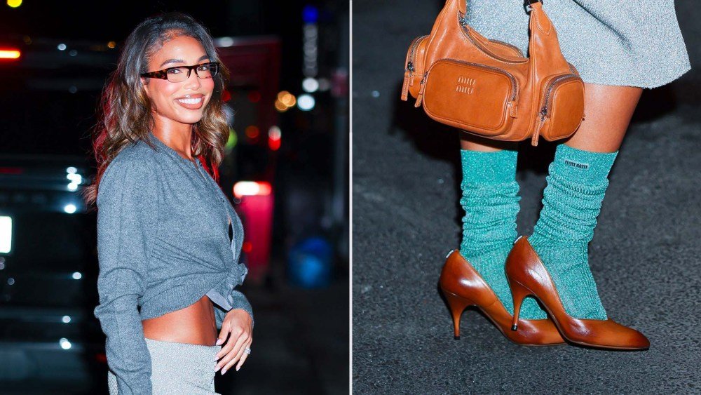 Lori Harvey Leads Miu Miu’s Socks-and-Pumps Moment at Miutine Party