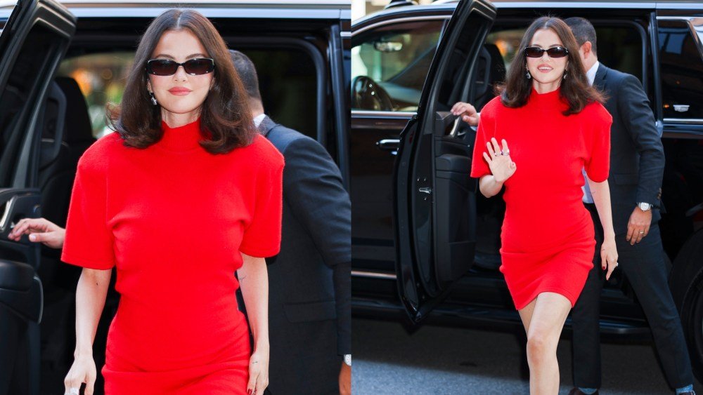 Selena Gomez Goes Red Hot at Only Murders in the Building Press Tour  