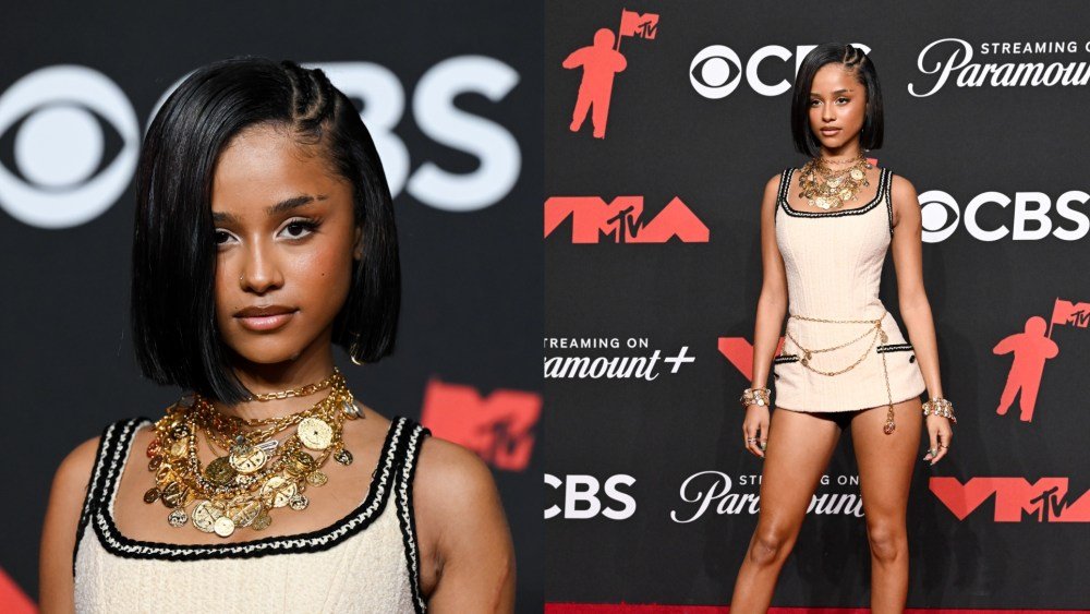 Tyla Brings Back ’90s Chanel for the MTV VMAs 2025 Red Carpet