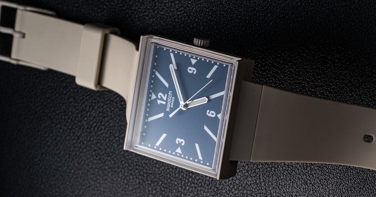 Hands-On: Swatch ‘What If…Tariffs?’ A Bioceramic Take On A Watch You Can Only Buy In Switzerland