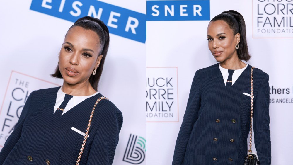 Kerry Washington Styles Thom Browne for Big Brothers Big Sisters Gala