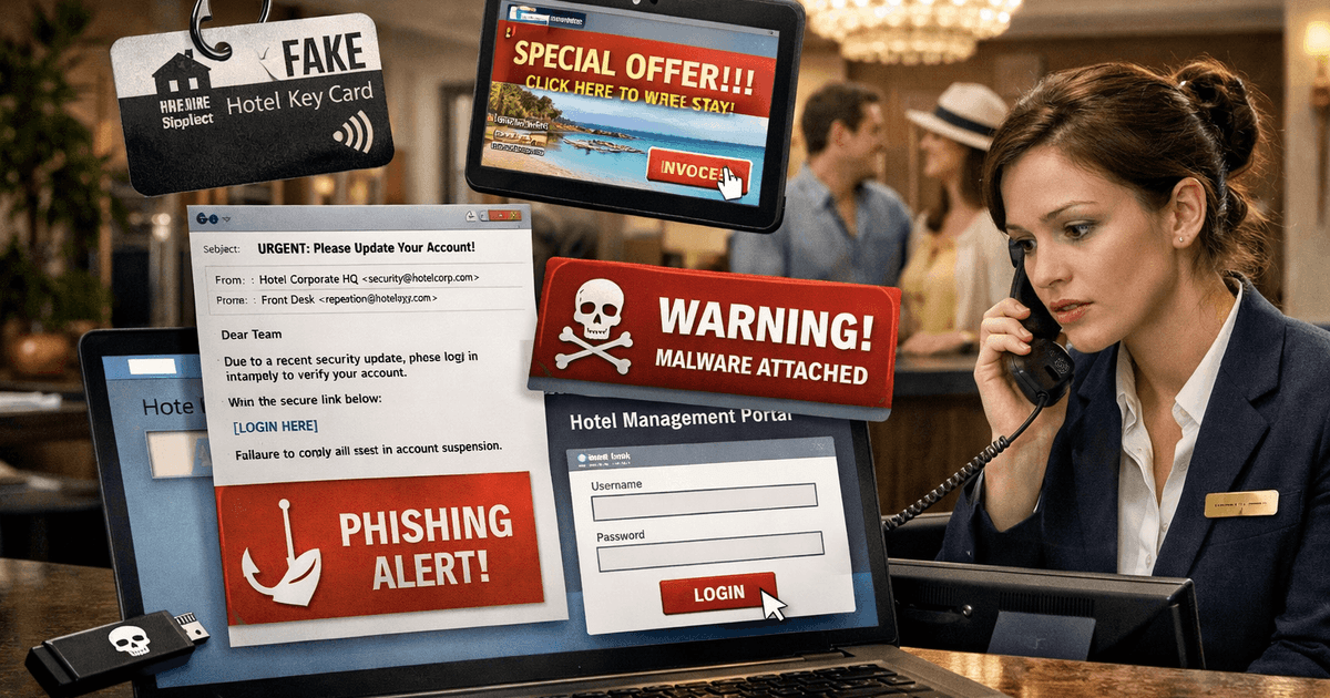 Hospitality sector sees spike in phishing activity: how hotel owners can protect their businesses