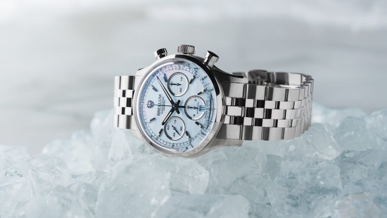 Brellum Duobox 39 Ice Blue Mother of Pearl