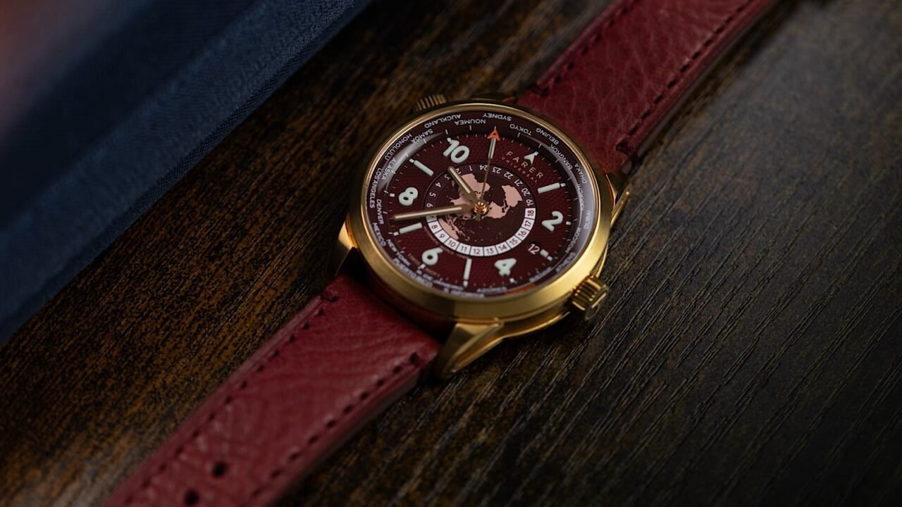 The New Farer World Timer Thorne Gold
