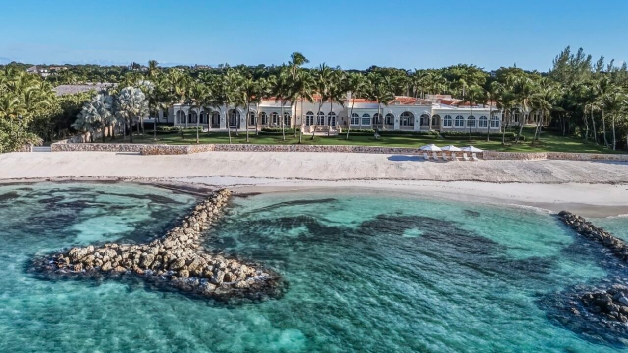 A Landmark 5.5-Acre Oceanfront Estate Debuts in Lyford Cay