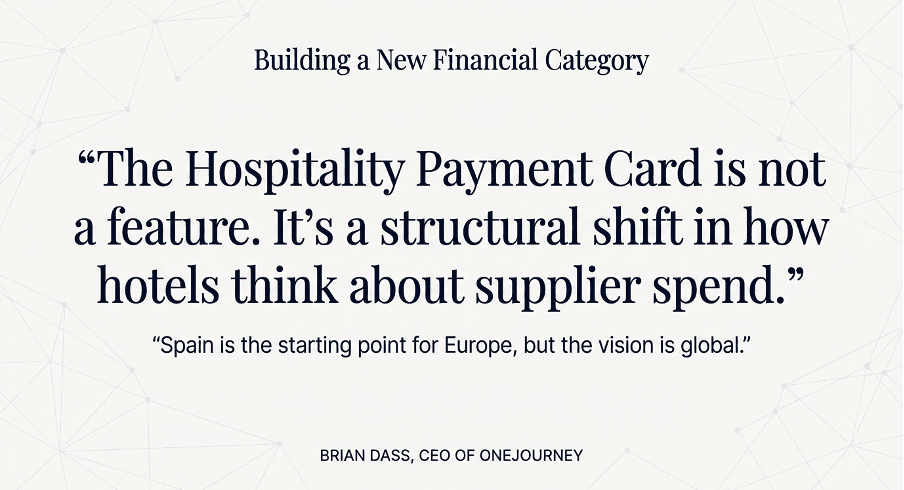 OneJourney Launches SwiftPay in Spain, Turning Hotel Supplier Payments into a New Income Stream
